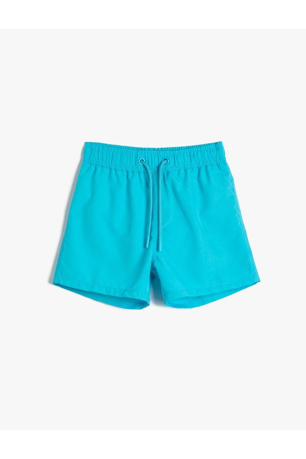 Koton Koton Sea Shorts, Color Changing in Water, Tie Waist, Mesh Lined