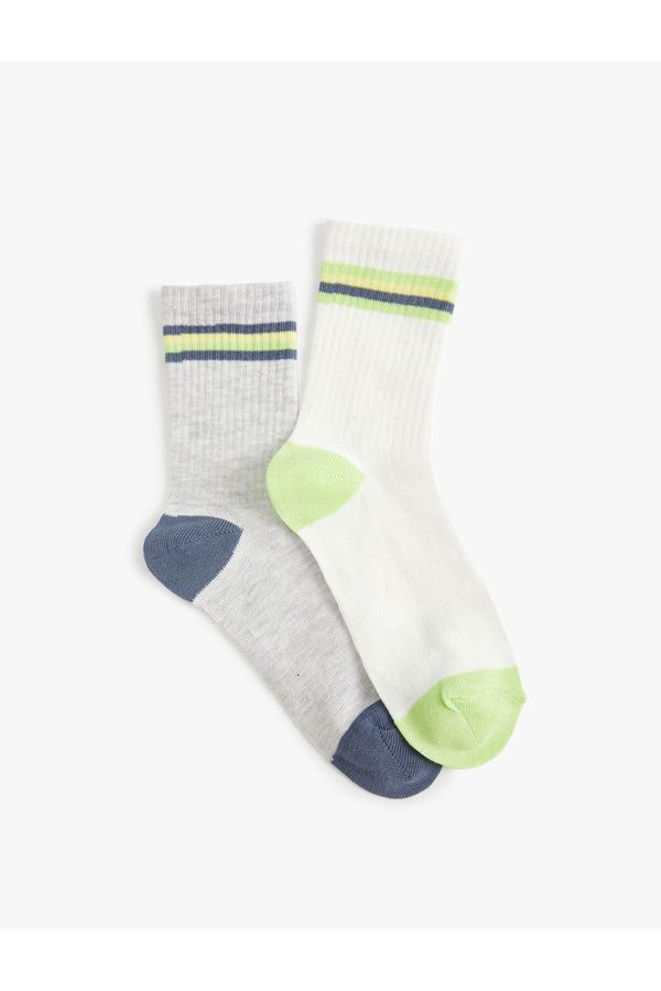Koton Koton Set of 2 Printed Socks