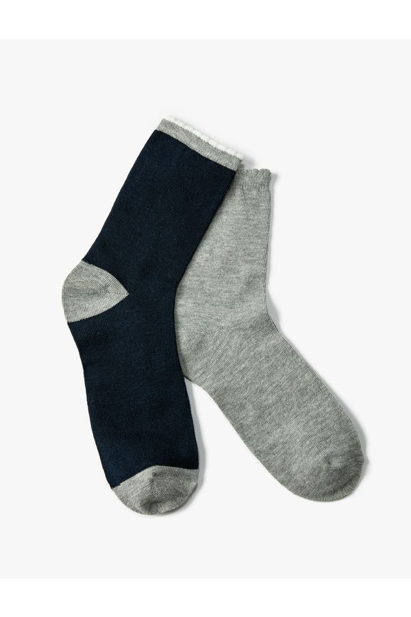 Koton Koton Set of 2 Socks, Multicolored