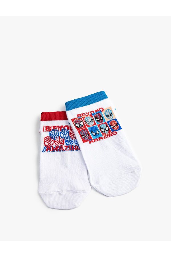 Koton Koton Set of 2 Spider-Man Printed Socks Licensed
