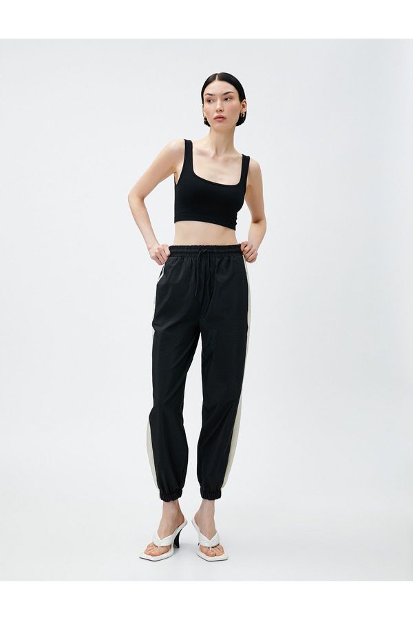 Koton Koton Side Striped Jogger Parachute Trousers