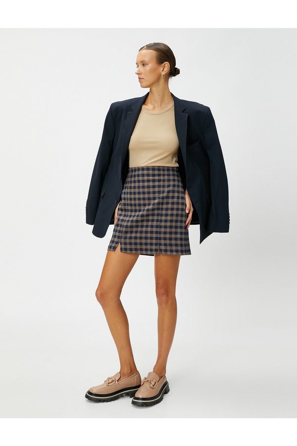 Koton Koton Slit Detailed Mini Skirt