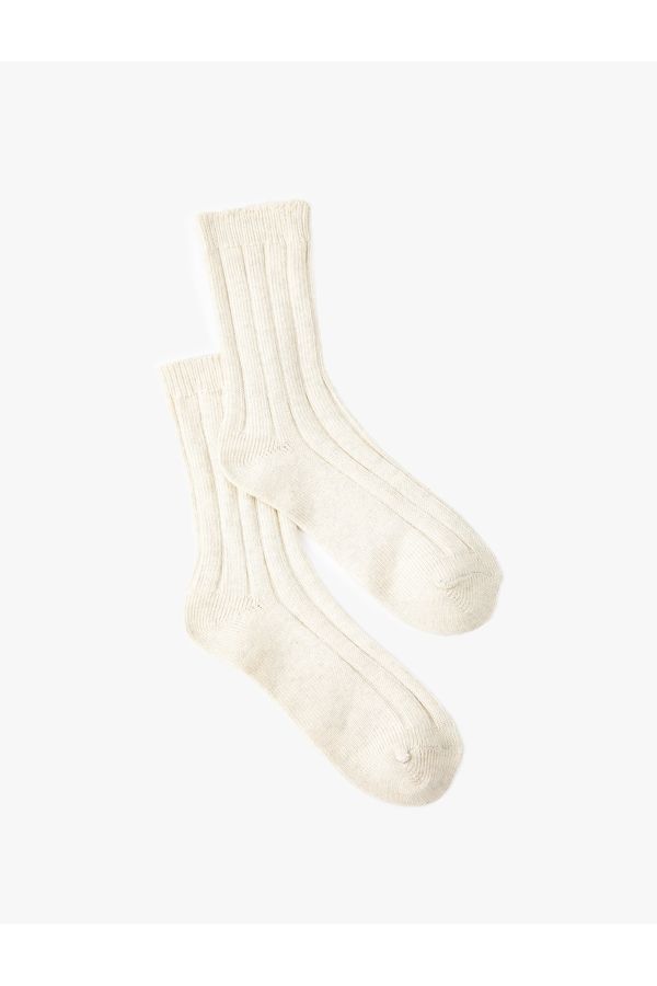 Koton Koton Socket Socks Textured