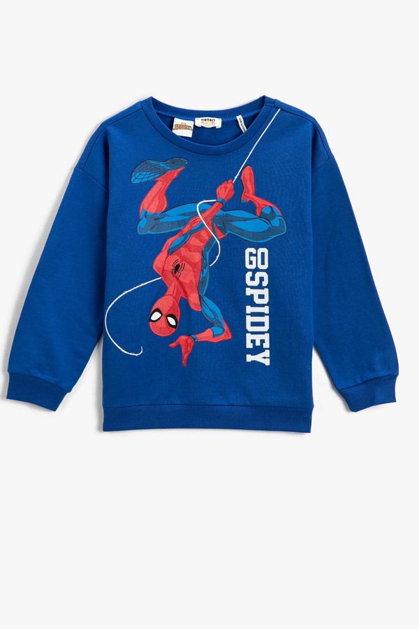 Koton Koton Spiderman Sweatshirt Printed Licensed