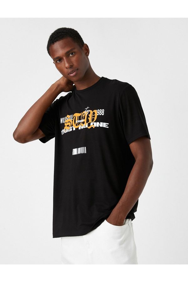 Koton Koton Standard Fit Printed T-Shirt
