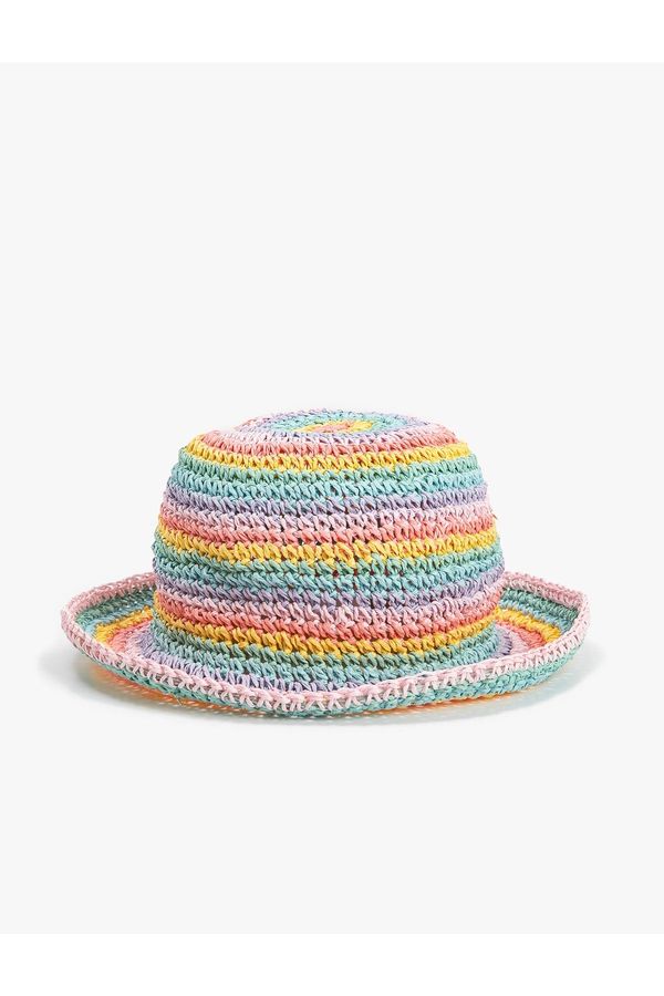 Koton Koton Straw Fisherman Hat Multicolor