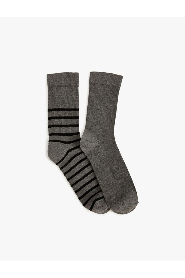 Koton Koton Striped Socks Set of 2