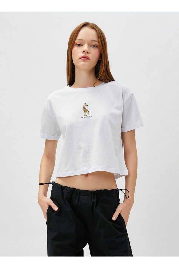 Koton Koton T-shirts, XS, Off-White