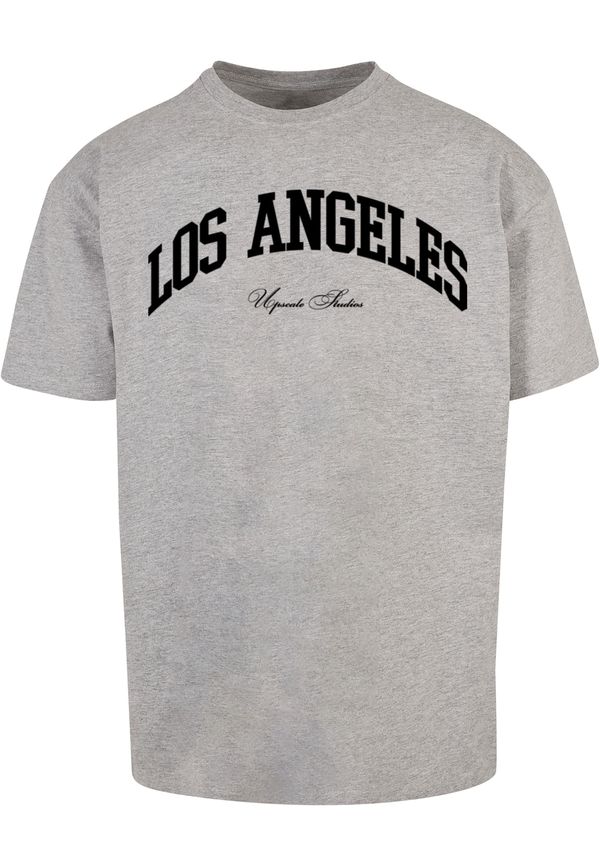MT Upscale L.A. College Oversize Men's T-Shirt - Grey
