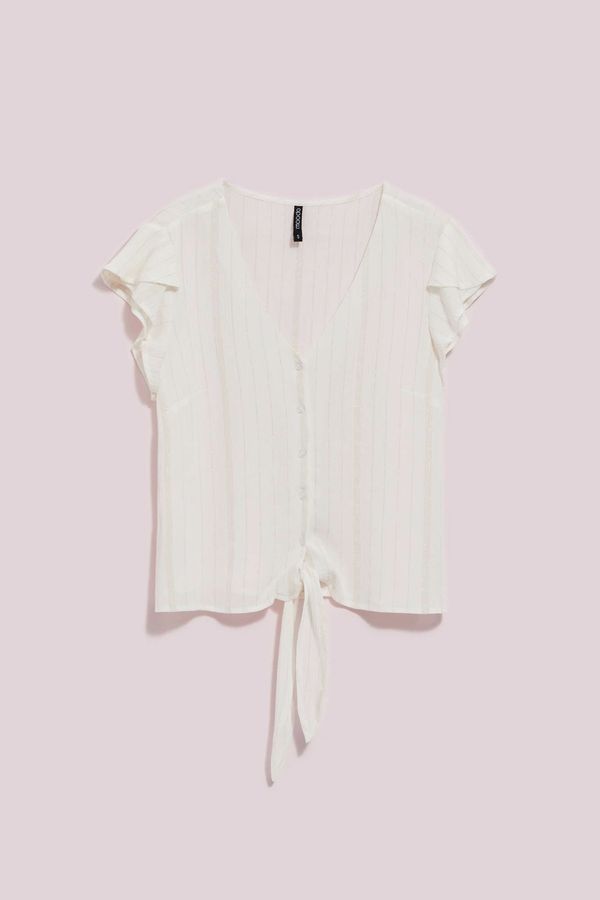 Moodo LADIES SHIRT L-KO-4048 OFF WHITE