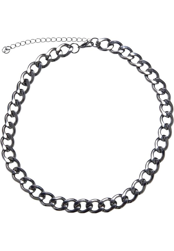 Urban Classics Accessoires Large gunmetal chain necklace