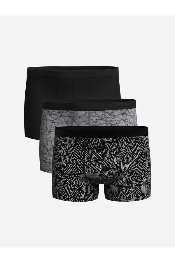 LC Waikiki LC Waikiki 3-Pack Standard Mold Flexible Fabric Men's Boxer