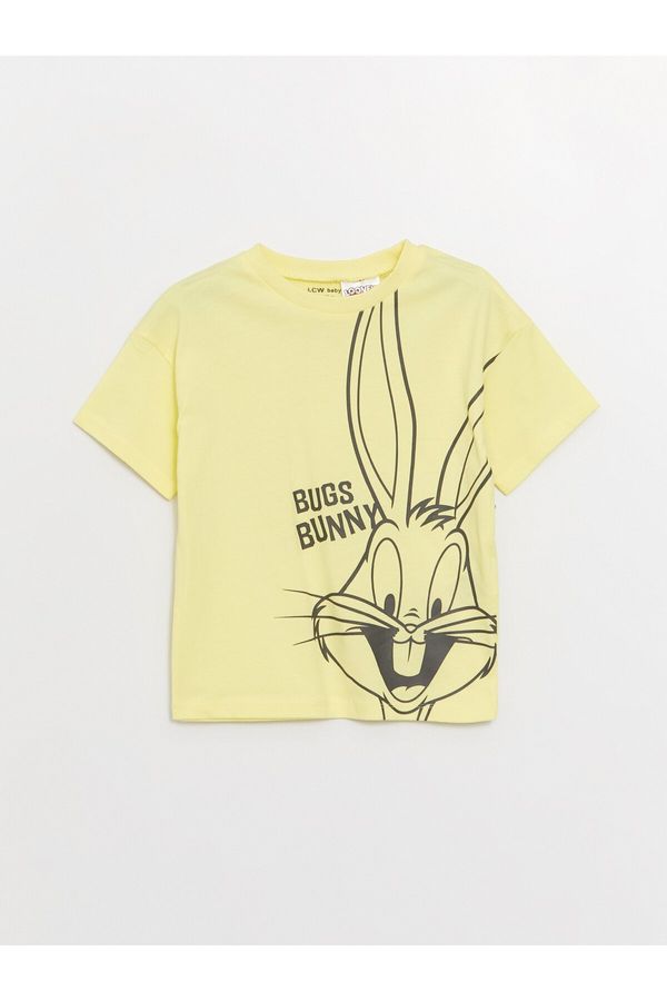 LC Waikiki LC Waikiki Crew Neck Short Sleeve Bugs Bunny Printed Baby Boy T-Shirt