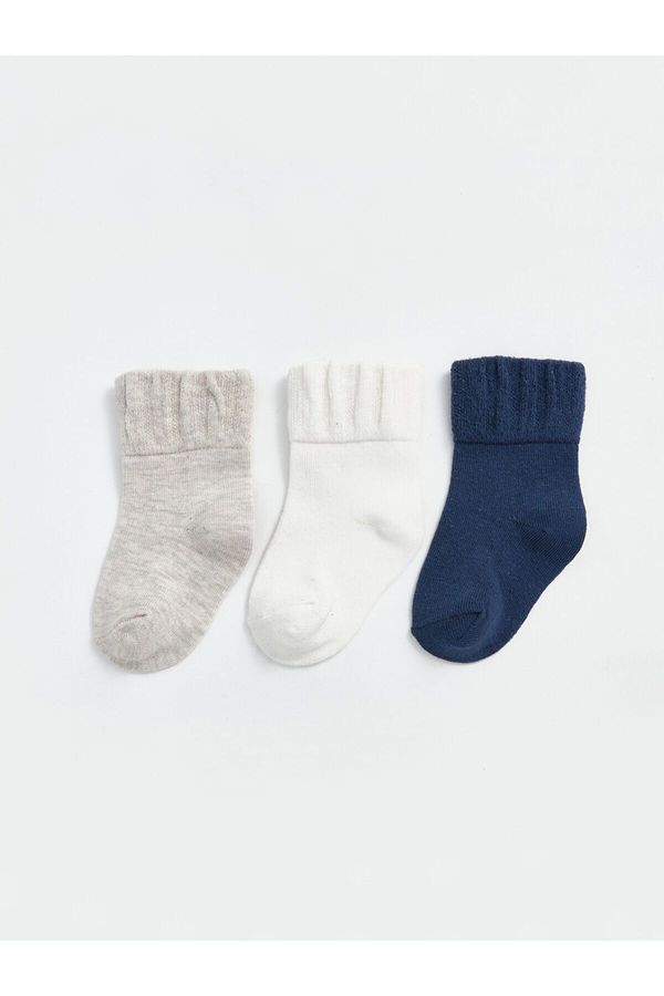 LC Waikiki LC Waikiki Lcw Basic Baby Boy Socks 3-Pack