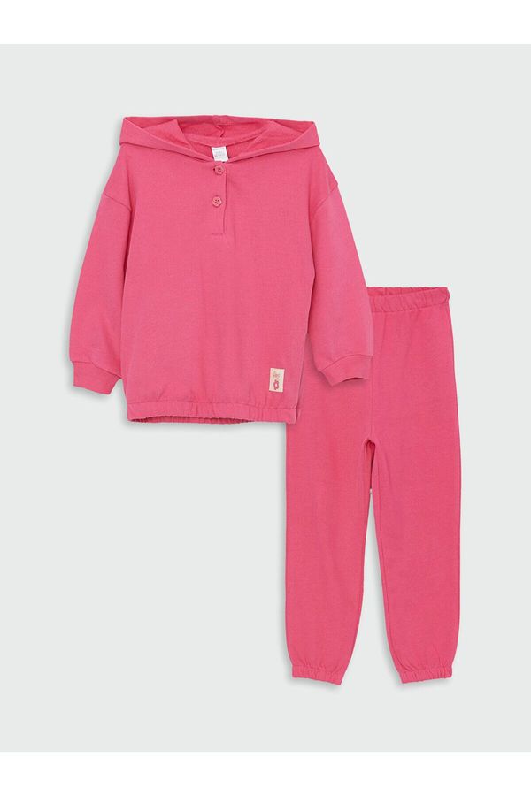 LC Waikiki LC Waikiki Lcw Hooded Baby Girl Tracksuit Set