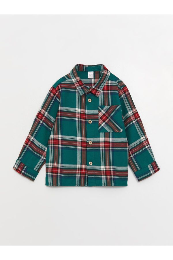 LC Waikiki LC Waikiki Long Sleeve Plaid Baby Boy Shirt