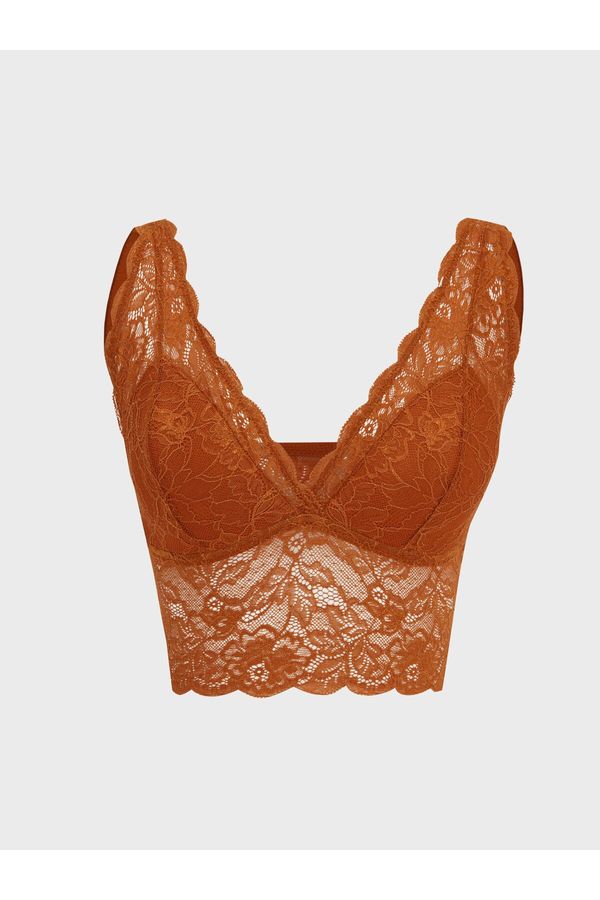 LC Waikiki LC Waikiki Non-Wireless Padding Lace Bralette