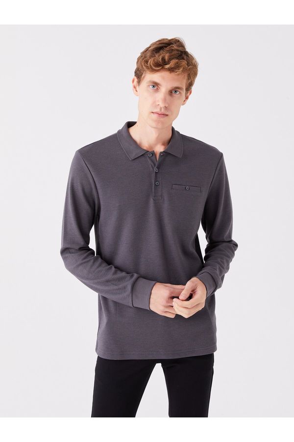 LC Waikiki LC Waikiki Polo Neck Long Sleeve Men's Sweatshirt