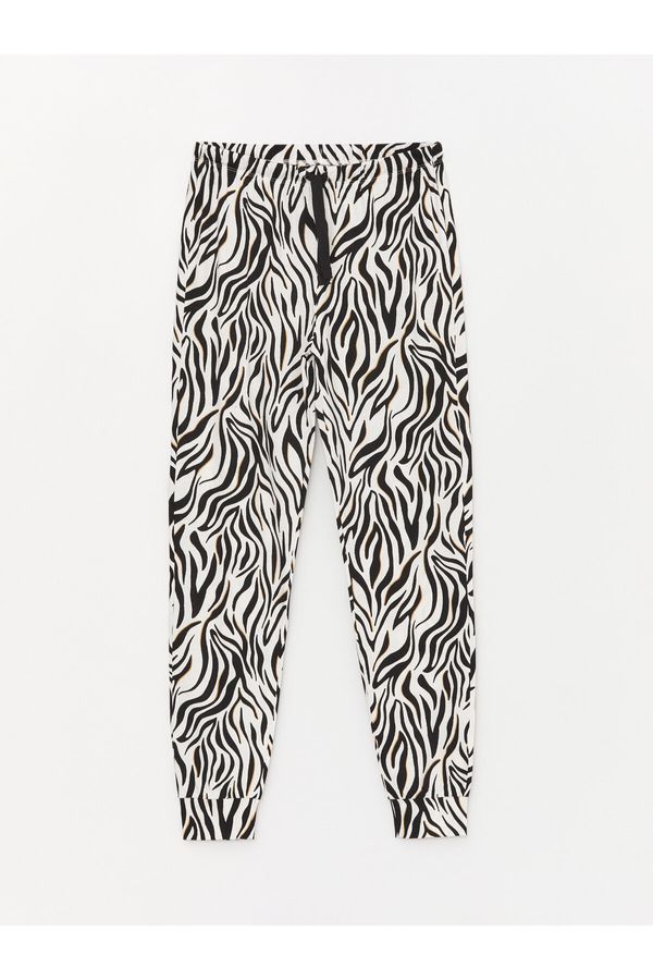 LC Waikiki LC Waikiki Printed Women's Jogger Pajama Bottom with Elastic Waist