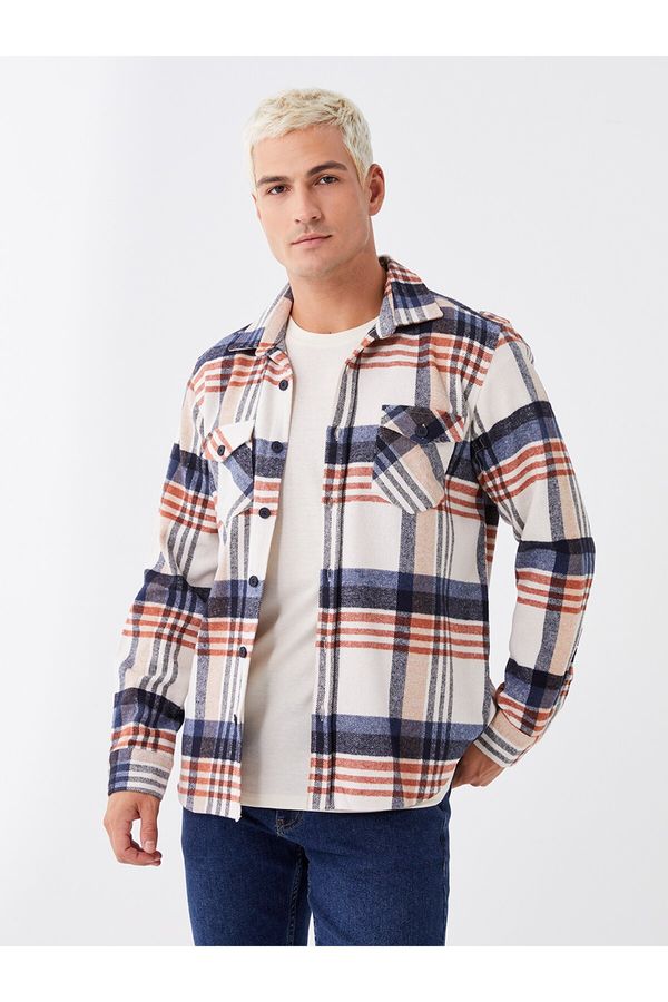 LC Waikiki LC Waikiki Regular Fit Long Sleeve Plaid Men's Lumberjack Shirt