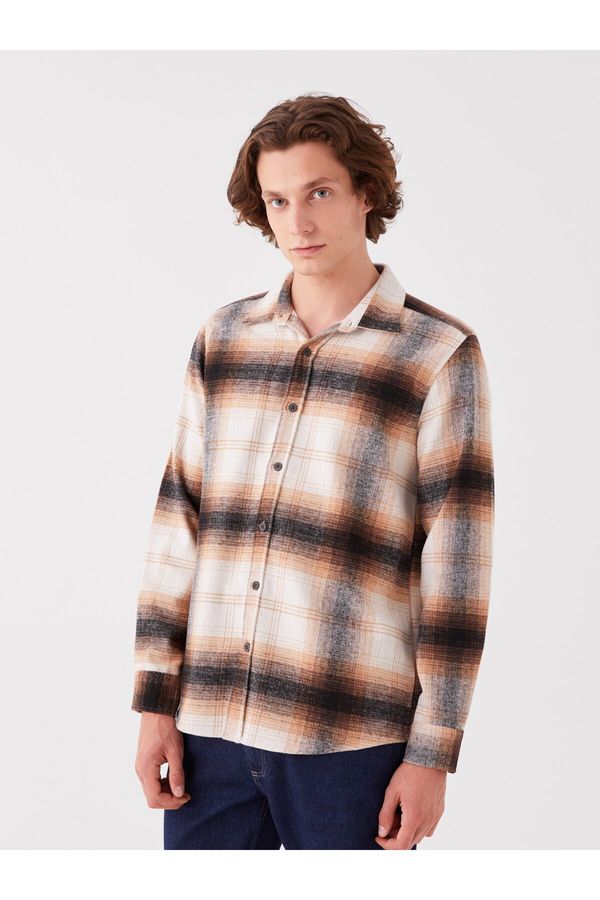 LC Waikiki LC Waikiki Regular Fit Long Sleeve Plaid Men's Lumberjack Shirt