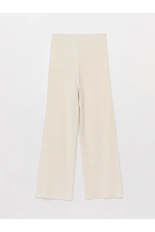 LC Waikiki LC Waikiki Slim Fit Elastic Waist Palazzo Women's Knitwear Trousers