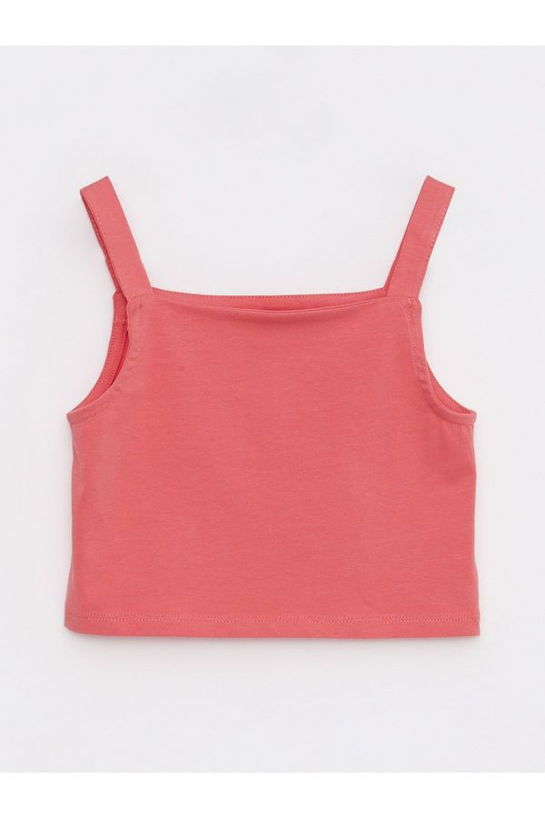 LC Waikiki LC Waikiki Square Neck Basic Straps Girls' Crop Singlet.