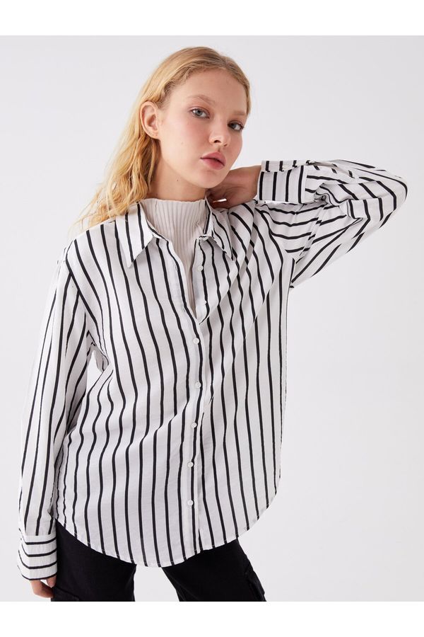 LC Waikiki LC Waikiki Striped Long Sleeve Women's Shirt