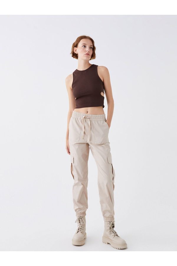 LC Waikiki LC Waikiki Women's Standard Fit Elastic Waist Cargo Pants