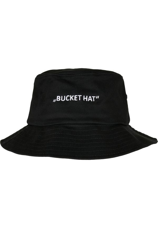 MT Accessoires Lettered Bucket Hat Black