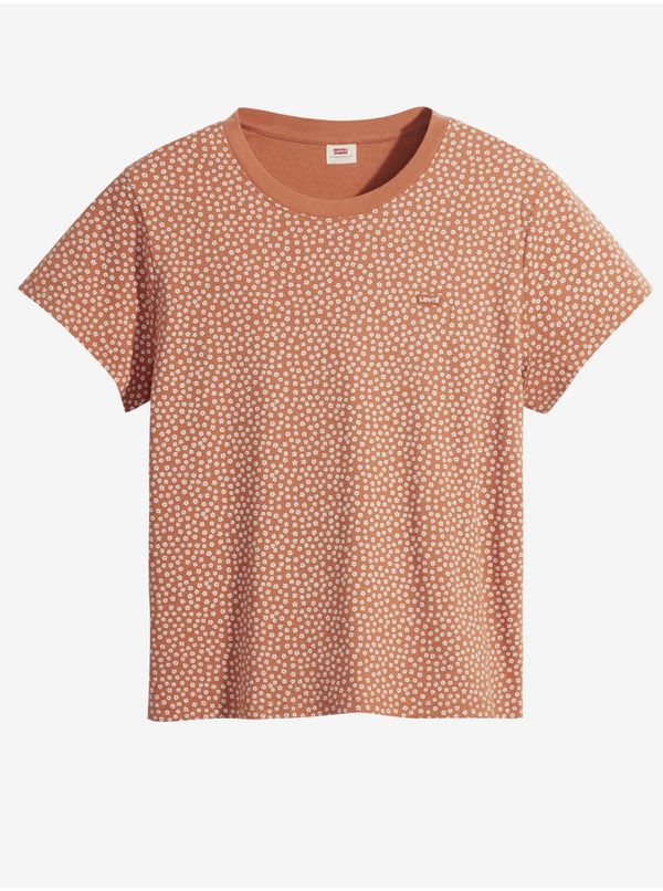 Levi's® Levi&#39;s Orange Women Floral T-Shirt Levi&#39;s® Baby Daisy - Women