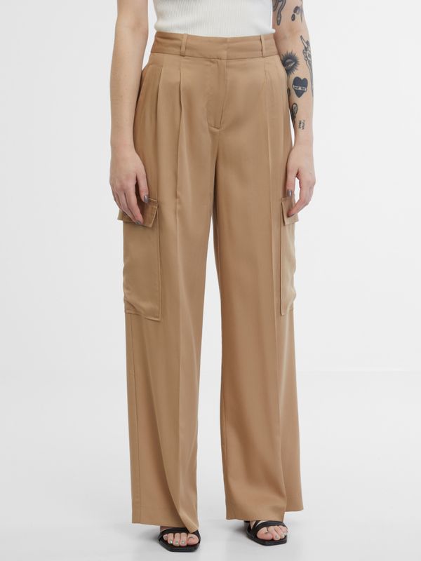 Orsay Light brown women's trousers ORSAY