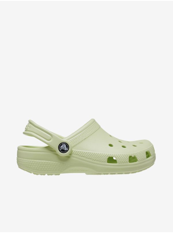 Crocs Light Green Crocs Kids' Slippers - Girls