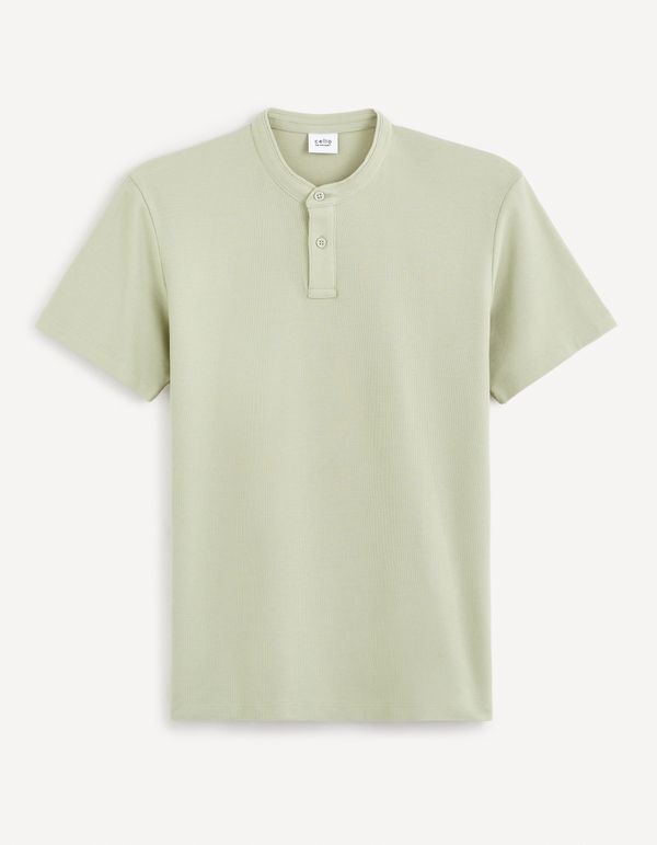 Celio Light Green Men's Basic Polo T-Shirt Celio Gesohel