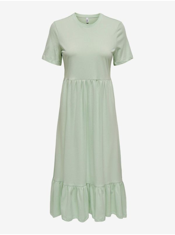 Only Light Green Women's Basic Midi Dress ONLY May - Women