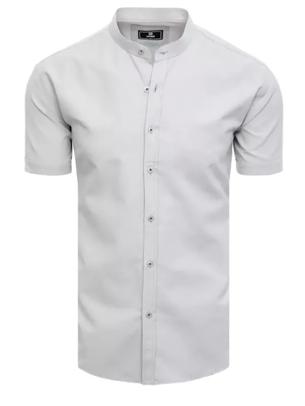 DStreet Light grey Dstreet Men's Short Sleeve Shirt