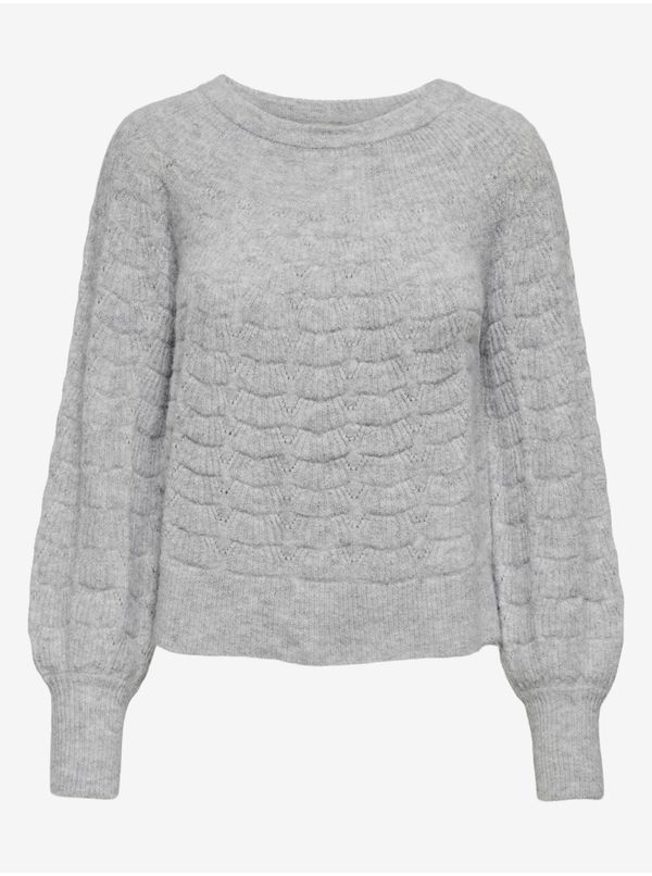 JDY Light grey women's sweater JDY Noora - Women