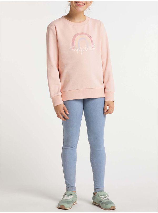 Ragwear Light pink girly sweatshirt Ragwear Evka - Girls