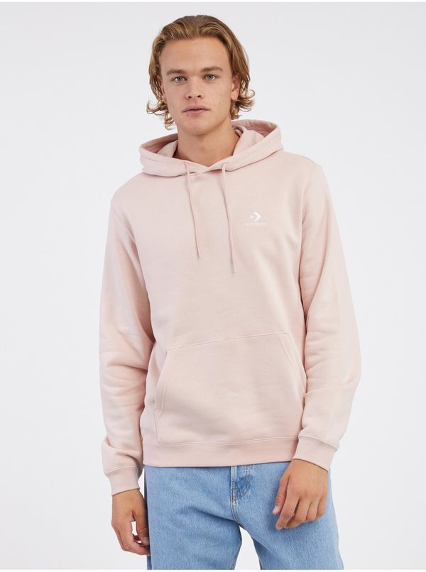 Converse Light Pink Unisex Hoodie Converse Go-To Embroidered - Men