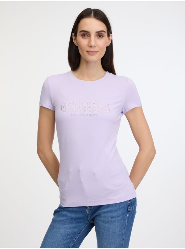 Guess Light purple women's T-shirt Guess Sangallo - Women