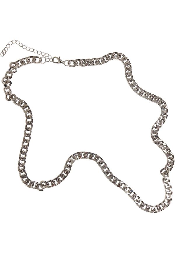 Urban Classics Accessoires Long basic chain necklace silver