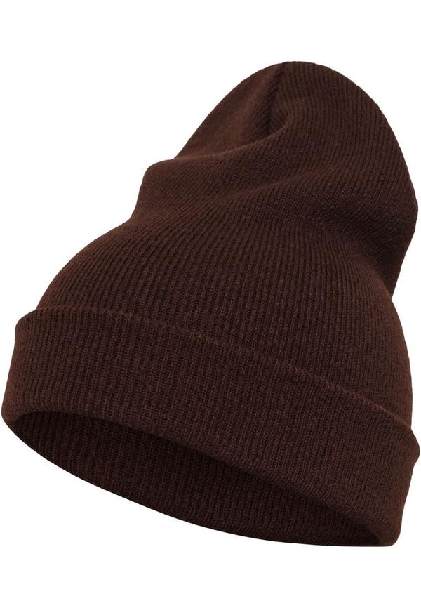 Flexfit Long heavyweight cap of brown color