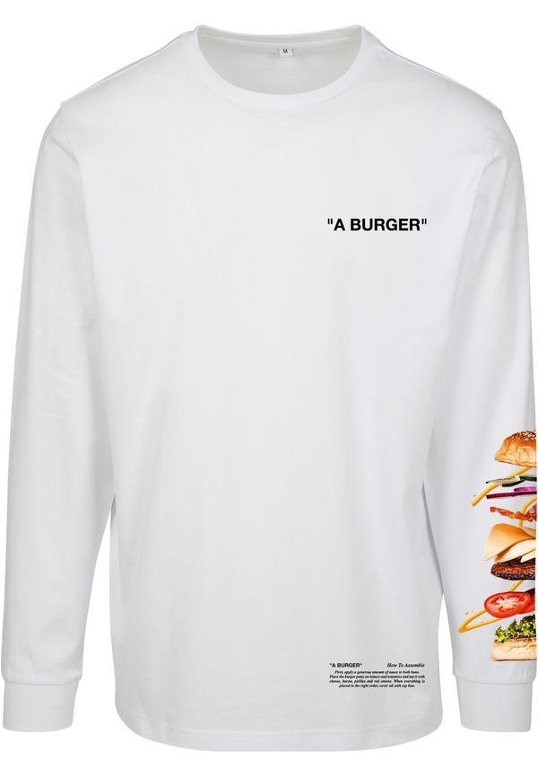 MT Men Long sleeve burger white