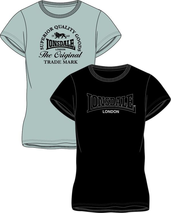 Lonsdale Lonsdale Women's t-shirt double pack