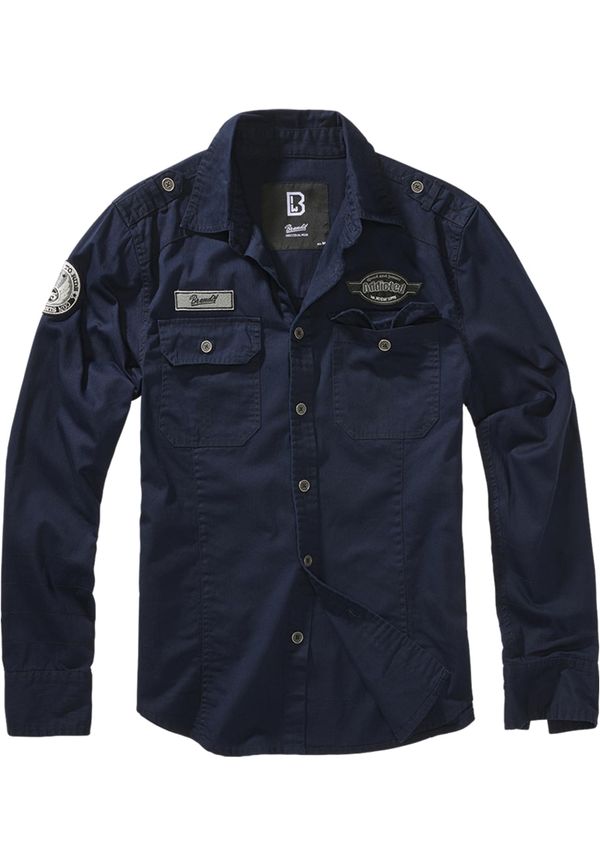 Brandit Luis Vintage Navy Shirt
