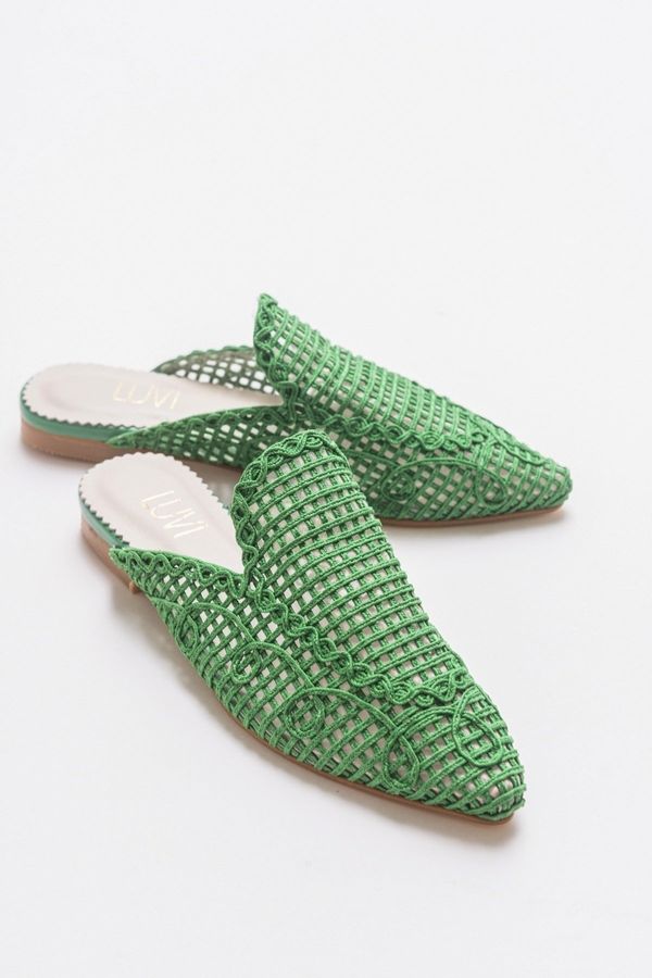 LuviShoes LuviShoes 202 Green Women's Slippers