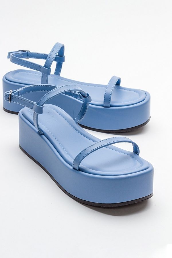 LuviShoes LuviShoes LINA Women's Blue Sandals