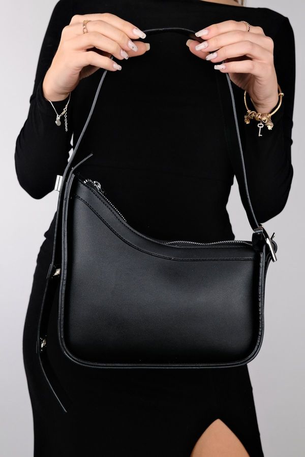 LuviShoes LuviShoes MANATAN Black Women's Handbag