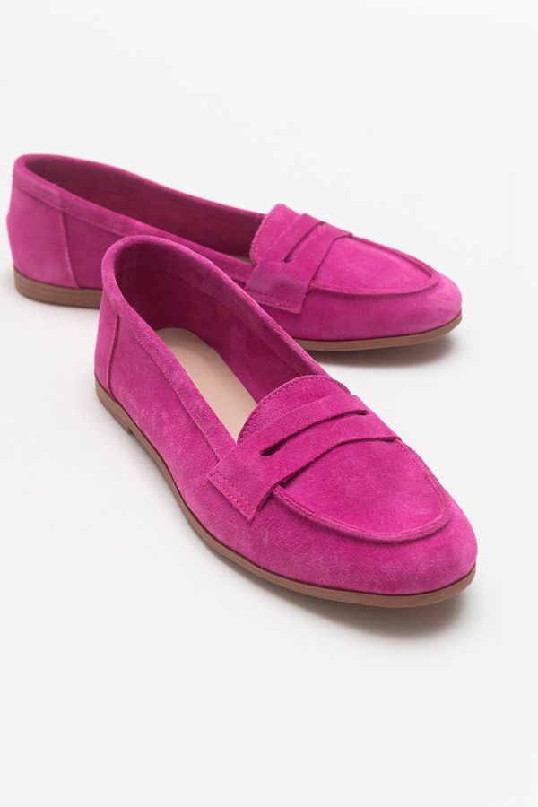 LuviShoes LuviShoes Women's Fuchsia Suede Flats