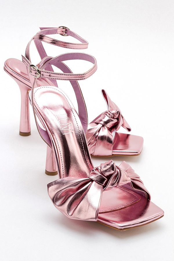 LuviShoes LuviShoes Women's Pila Pink Heeled Shoes